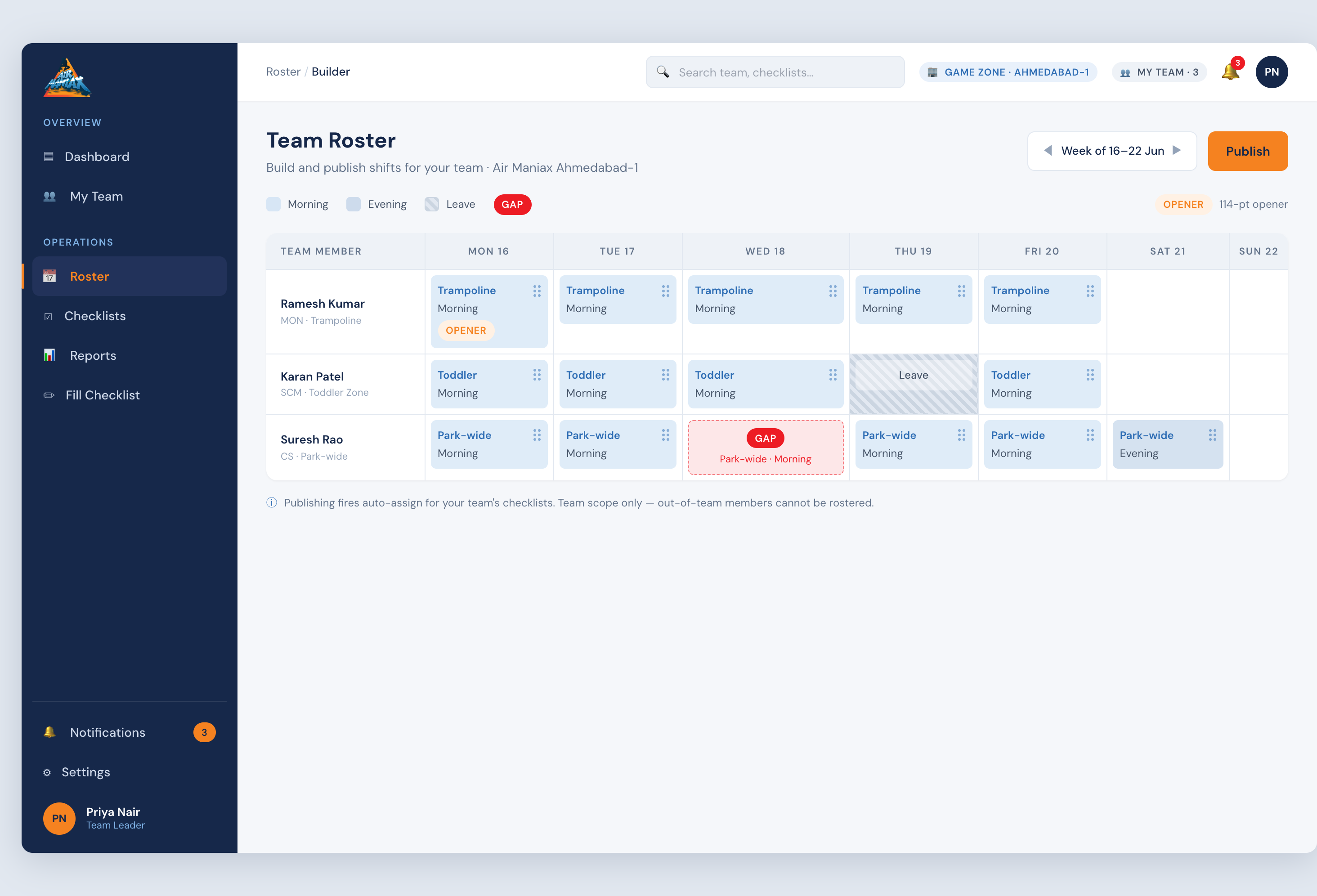 Roster Builder